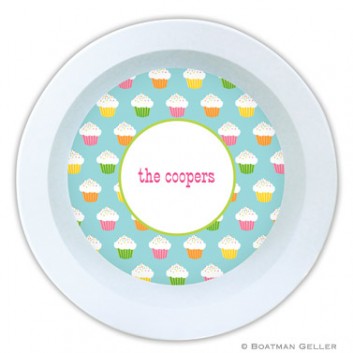 Bowl-Rainbow Cupcakes