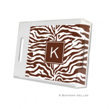 Lucite Tray – Zebra 1 Lucite Tray - Zebra