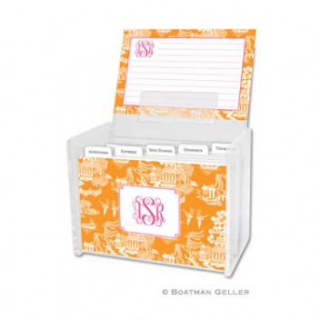 Recipe Box – Chinoiserie 1 Recipe Box - Chinoiserie