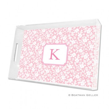 Lucite Tray – Petit Flower 1 Lucite Tray - Petit Flower