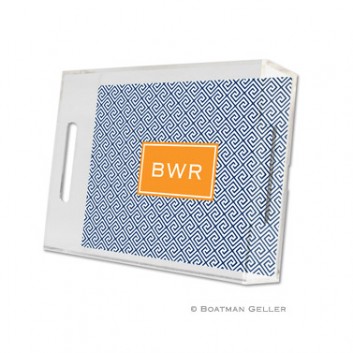 Lucite Tray – Greek Key 1 Lucite Tray - Greek Key