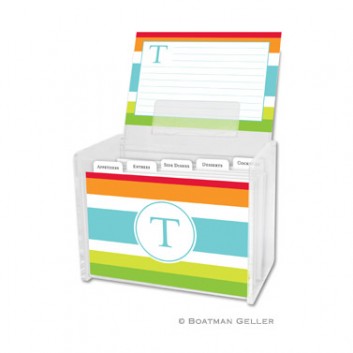 Recipe Box – Espadrille Bright 1 Recipe Box - Espadrille Bright