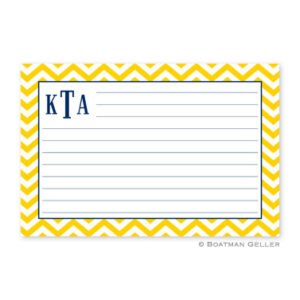 Recipe Cards - Chevron
