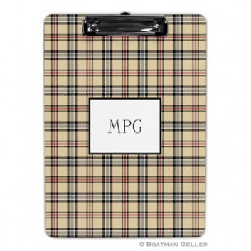 Clipboard – Town Plaid 1 Clipboard - Town Plaid