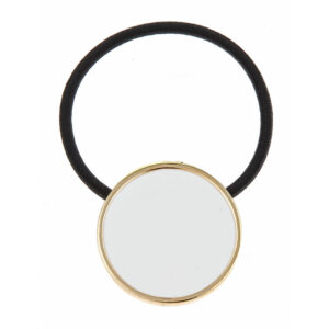 Monogrammed Hair Tie (White)