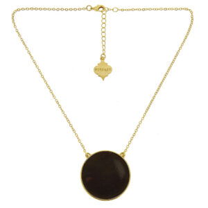 Enamel Soft Chain Necklace Gold