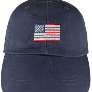 US Flag Hat on Navy