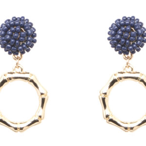 Grove Earrings (Navy)