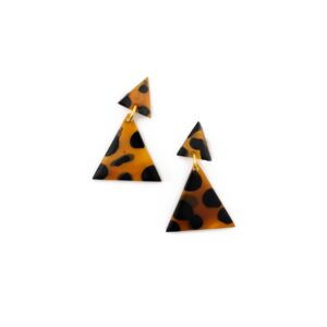 Tortoise Mayan Earrings