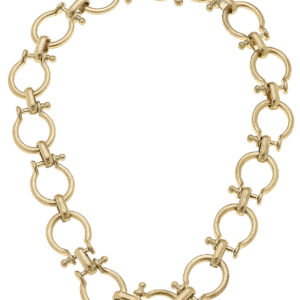 Hayden Horsebit Linked Necklace